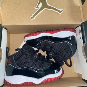 Red & Black Jordan 11 Toddler Size 5C
